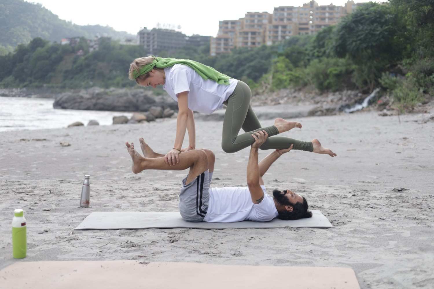 Yoga practice and teacher training in Rishikesh India
