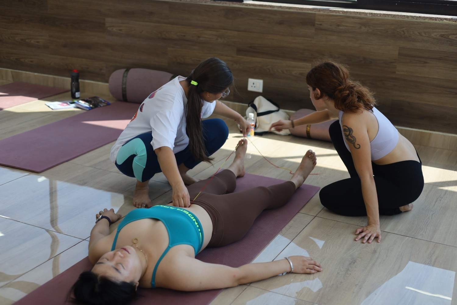 Yoga teacher training atmosphere at Rishikesh Yoga Gurukul