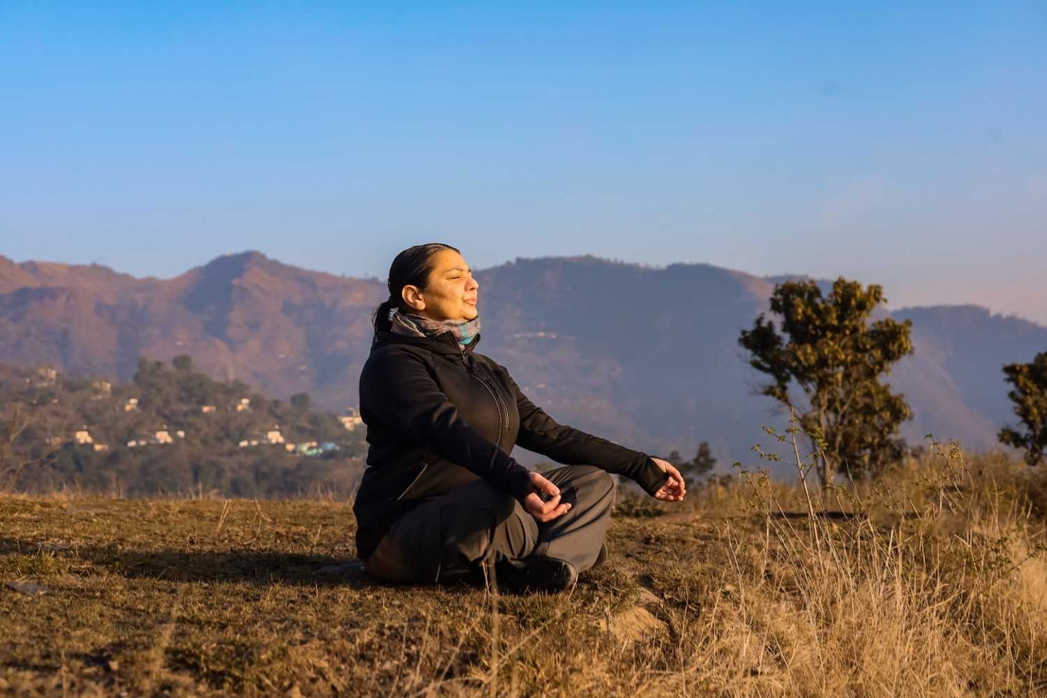 Students attending yoga teacher training at Rishikesh Yoga Gurukul